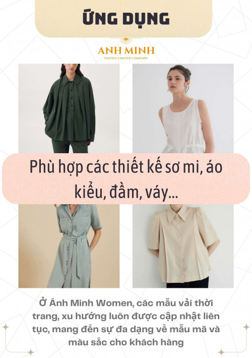 Vải sơ mi AM 1002%