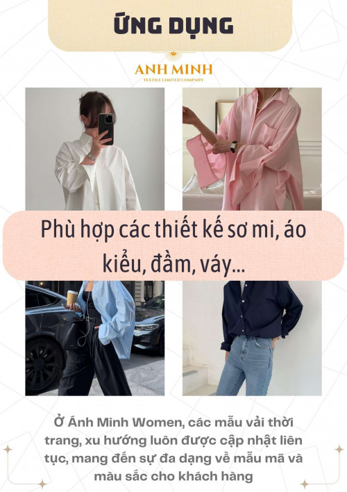 Vải sơ mi AM DA311