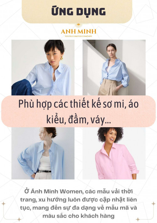 Vải sơ mi AM DA314