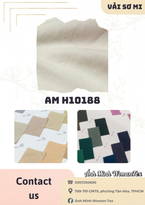 Vải sơ mi AM H10188