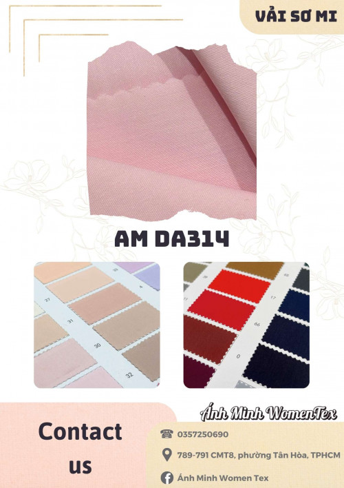 Vải sơ mi AM DA314