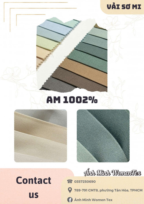 Vải sơ mi AM 1002%